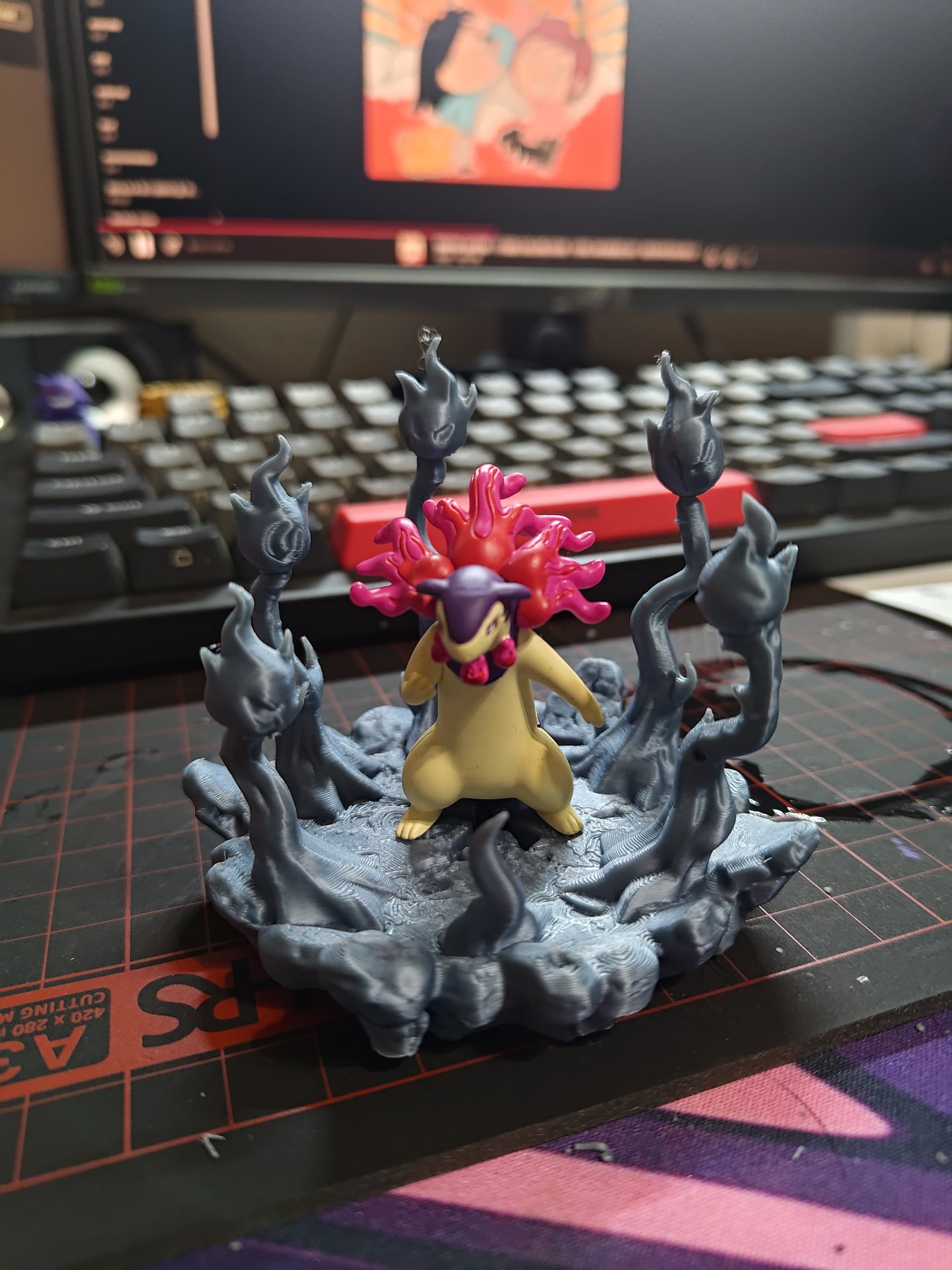 阿羅拉火爆獸 鬼火底座 - Thumbnail