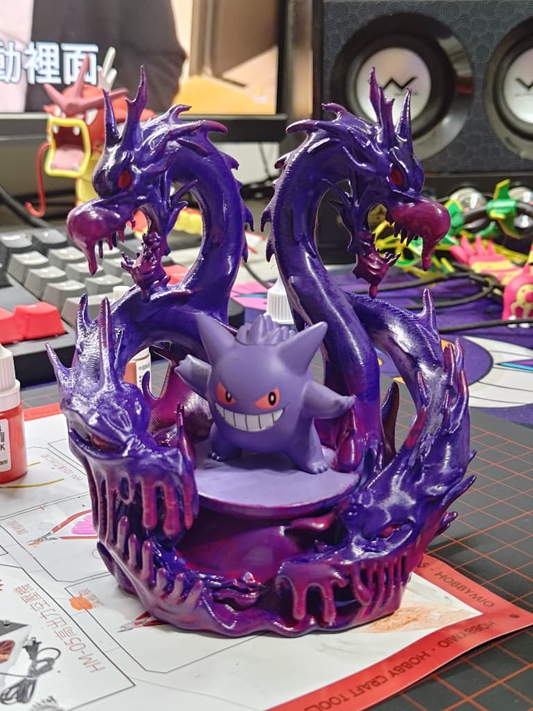 Gengar: Poison Dragon Diorama (One Piece - Magellan Style)
