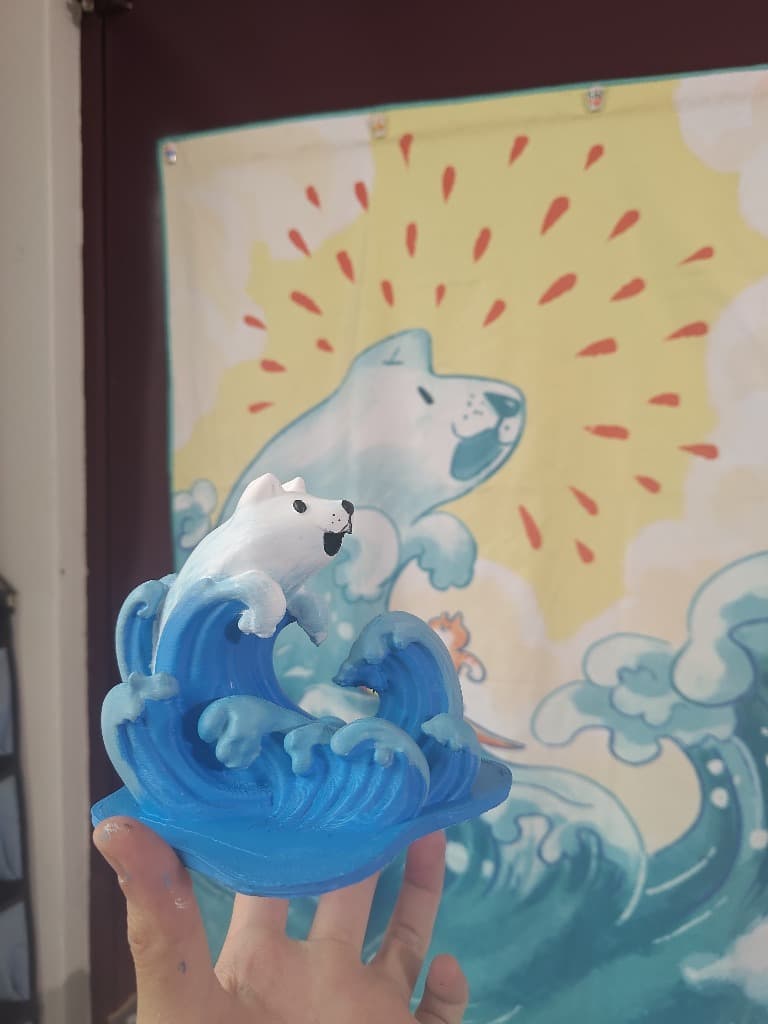 Mad Dog Wave: From Illustration to Physicalization