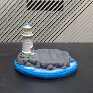 Ampharos Harbor Light Base - Thumbnail