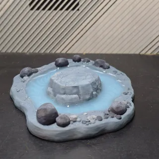 Buizel Ringed Lakeshore Resin Base - Thumbnail