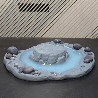 Buizel Ringed Lakeshore Resin Base - Thumbnail