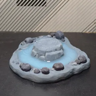 Buizel Ringed Lakeshore Resin Base - Thumbnail