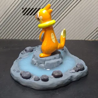 Buizel Ringed Lakeshore Resin Base - Thumbnail