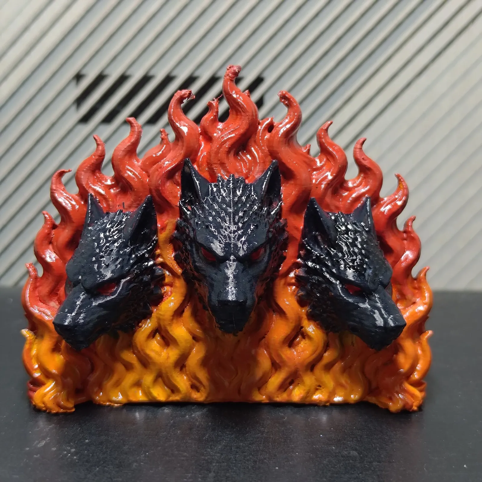 Cerberus Flame Curtain Crown - Cover