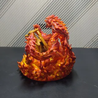 Charizard Multi-Headed Flame Dragon Base - Thumbnail