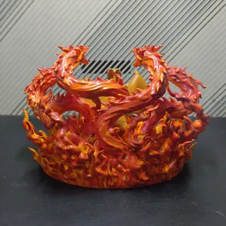 Charizard Multi-Headed Flame Dragon Base - Thumbnail