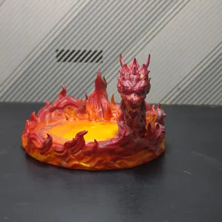 Magmortar Blazing Dragonhead Base - Thumbnail