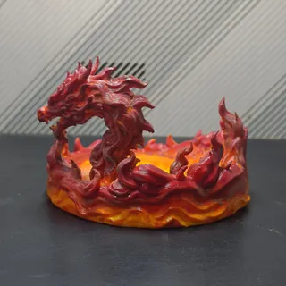 Magmortar Blazing Dragonhead Base - Thumbnail