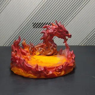 Magmortar Blazing Dragonhead Base - Thumbnail
