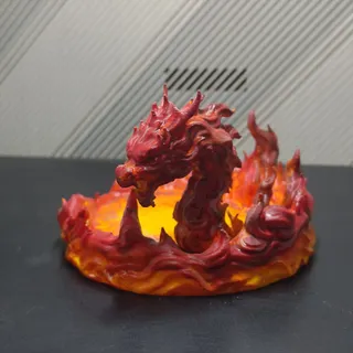 Magmortar Blazing Dragonhead Base - Thumbnail