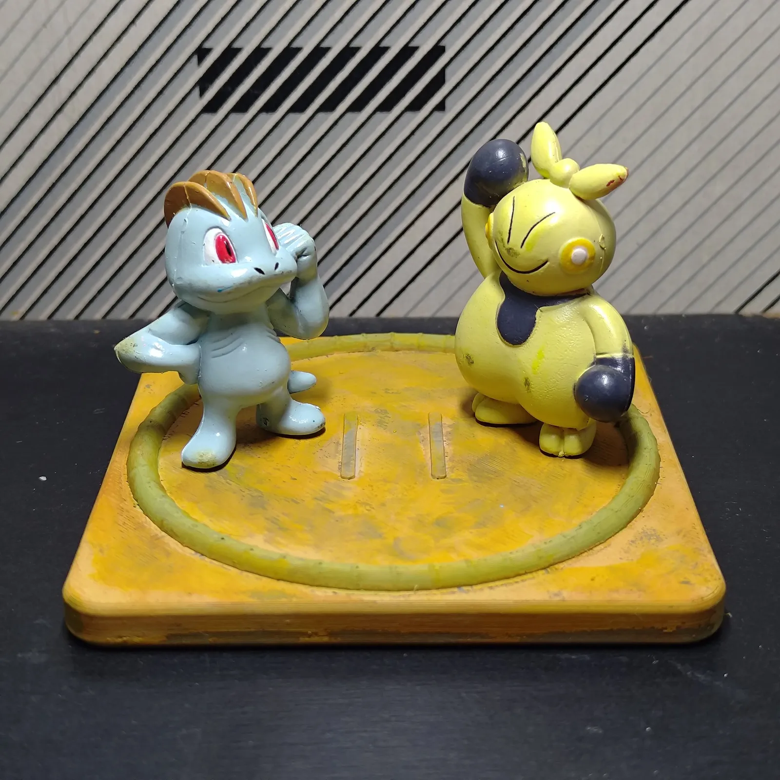 Makuhita & Machop Dohyo Base - Cover