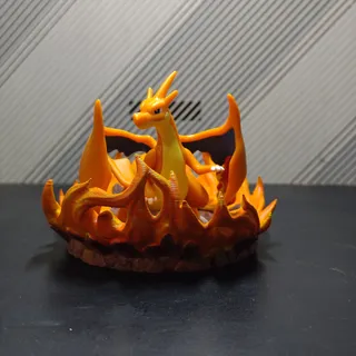 Mega Charizard Y Fire Base - Thumbnail