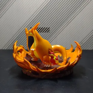 Mega Charizard Y Fire Base - Thumbnail