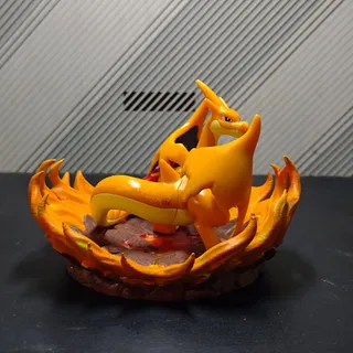 Mega Charizard Y Fire Base - Thumbnail