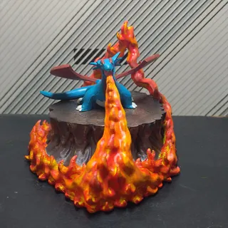Salamence Plateau Flame Base - Thumbnail