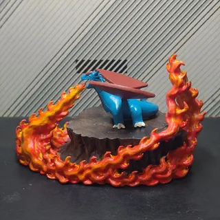 Salamence Plateau Flame Base - Thumbnail