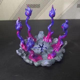 阿羅拉火爆獸 鬼火底座 - Thumbnail