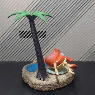 沙灘椰樹樹脂底座 - Thumbnail