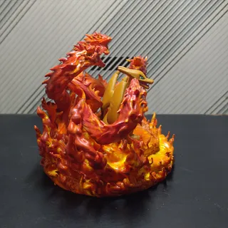 噴火龍多頭火龍特效底座 - Thumbnail