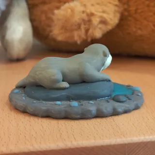 水獺毛絨公仔 - Thumbnail